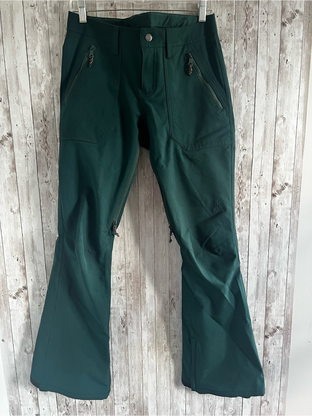 Burton Da Nang Dryride Snowboard Women's Dark Green Boot Cut Ski Pants Small